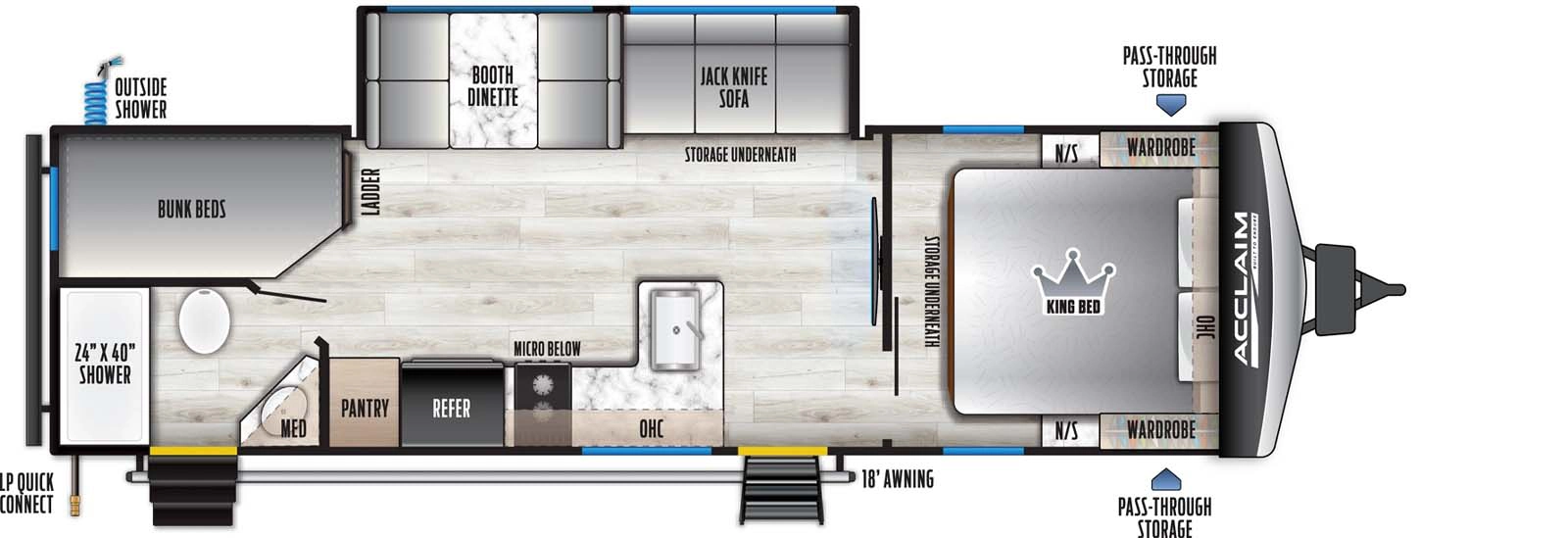 2700BH Floorplan Image